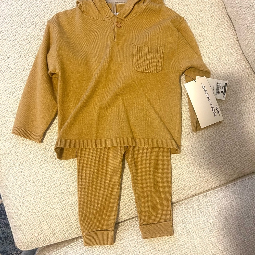 New Toddler Hoodie & Pant Set, 2-Piece, New 18 Months